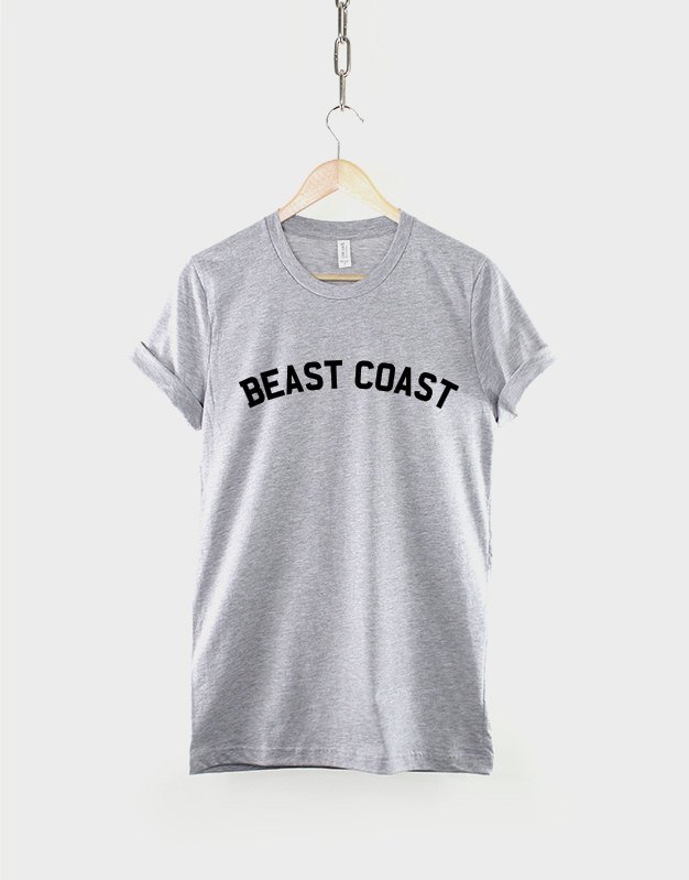 Beast Coast / East Coast T-Shirt - New York Florida Massachusetts Virginia Georgia Shirt