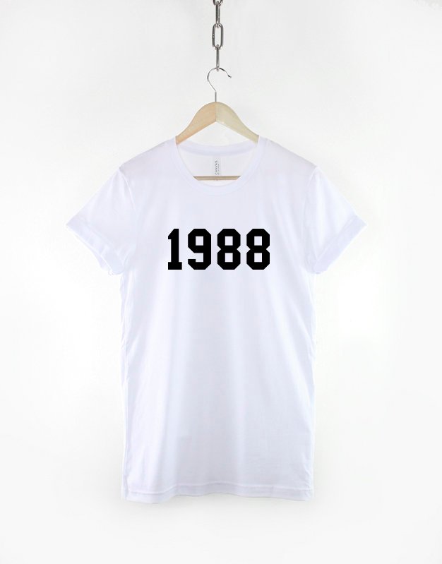 Custom Birthday Shirt - Any Birth Year Custom Printed / Custom Birthday Gift T-Shirt