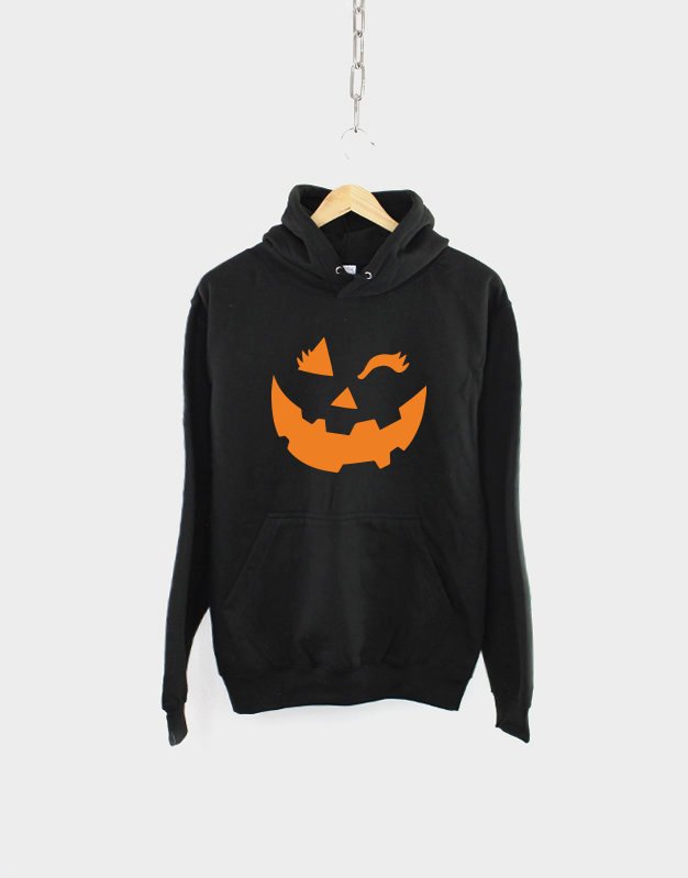 Girls Halloween Pumpkin Hoodie / Girl Halloween Costume Sweatshirt