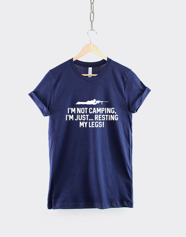 I'm Not Camping I'm Just Resting My Legs T-Shirt - Funny Gamer Shirt First Gaming TShirt
