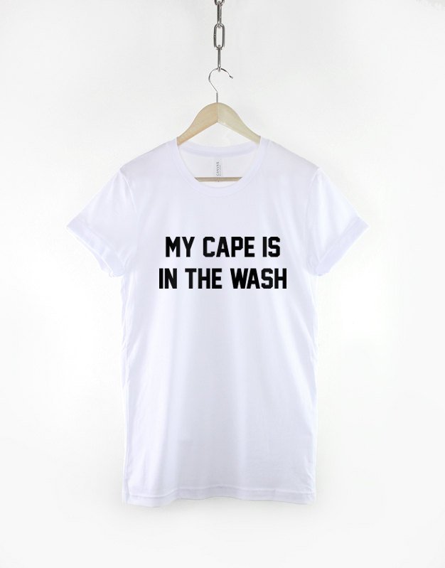 My Cape Is In The Wash Bat Dad Superhero Man T-Shirt