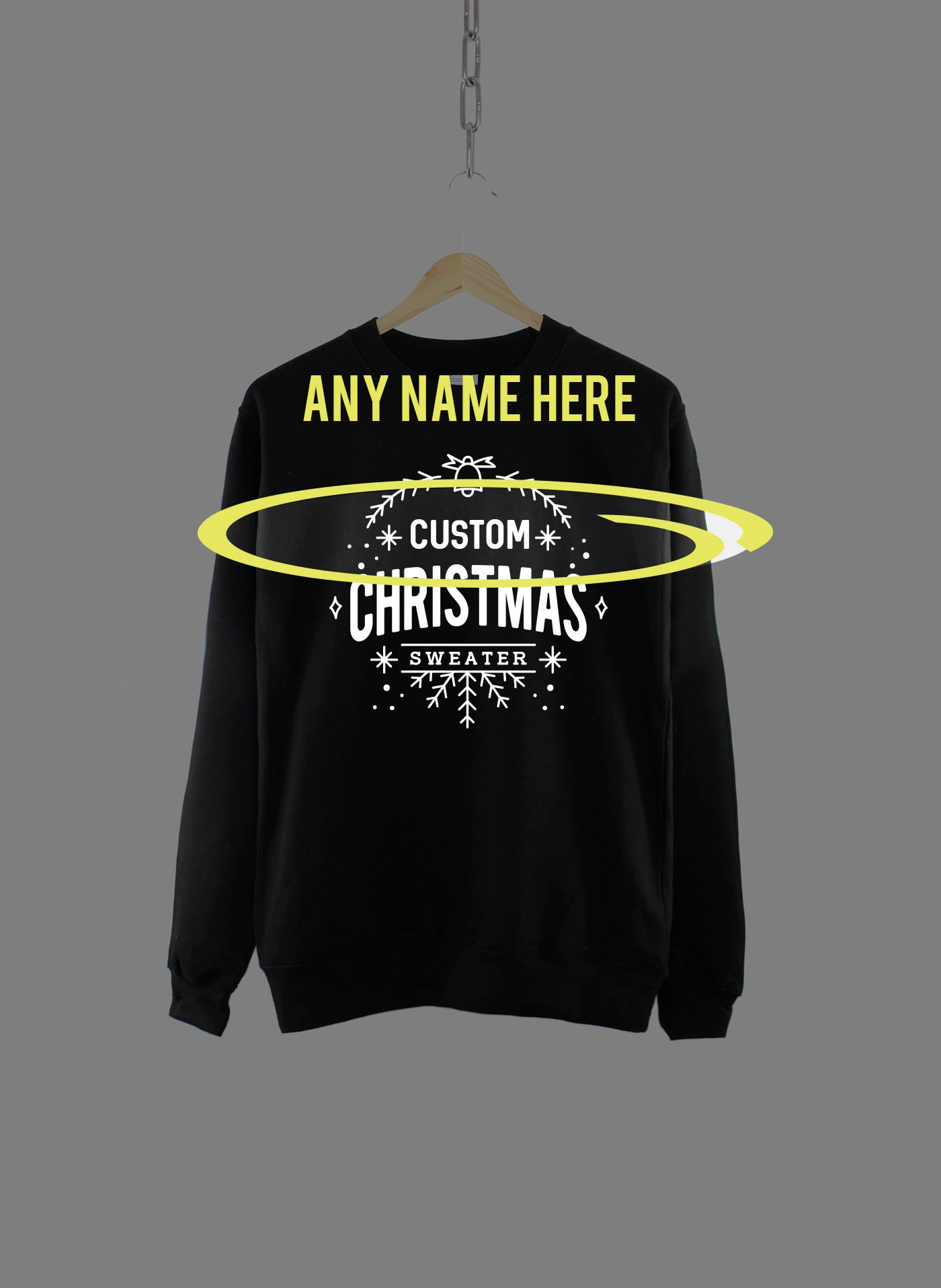 Personalized Christmas Sweater / Customized Xmas Gift Sweatshirt