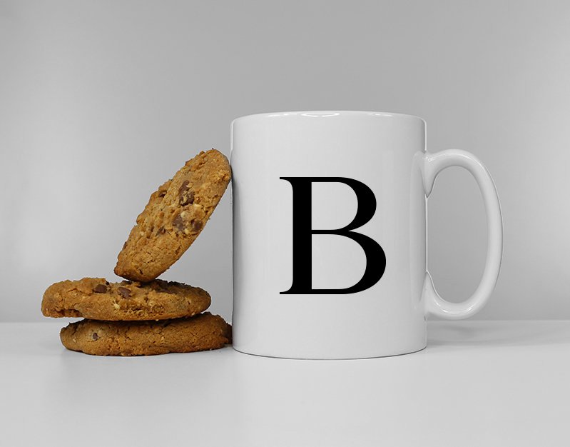 Personalized Monogram Mug / Personalized Mug Coffee Mug / Custom Mug / Housewarming Gift / / Initial Letter Cup