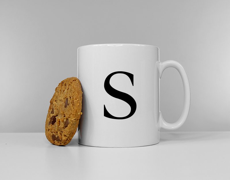 Personalized Monogram Mug / Personalized Mug Coffee Mug / Custom Mug / Housewarming Gift / / Initial Letter Cup
