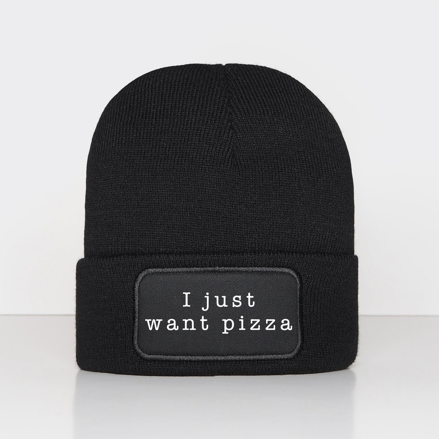 Pizza Beanie Hat / I Just Want Pizza Beanies / Slouchy Beanie Hats I Love Food Pizza Hat / Pizza Party Winter Hat