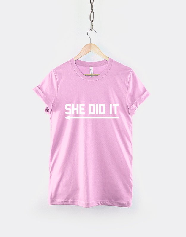 Twins T-Shirt / 2 x Childrens Kids Twin T-Shirts / He Did It / She Did It